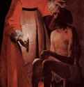 Иов и его жена. 1625-1650 - 145 x 97 смХолст, маслоБароккоФранцияЭпиналь. Музей департамента Вогезы